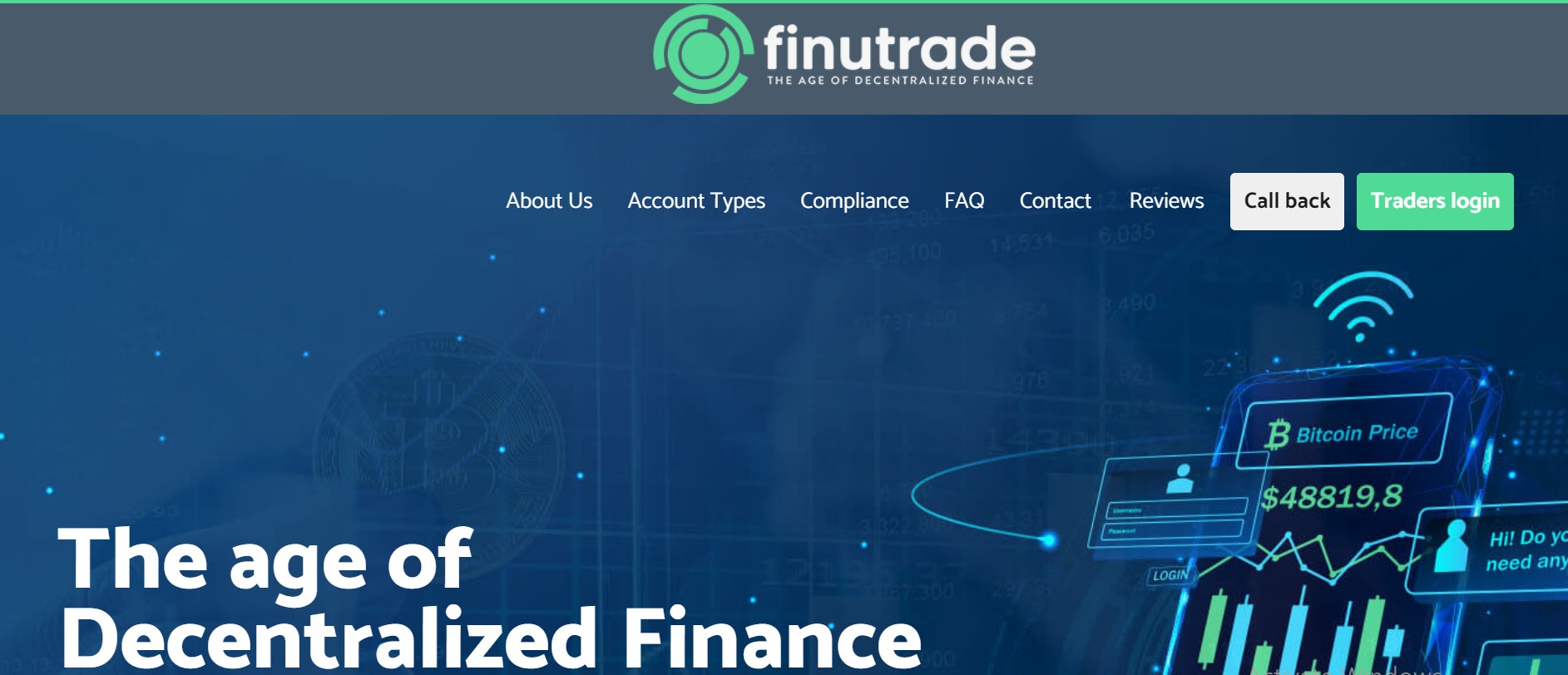 FinuTrade website